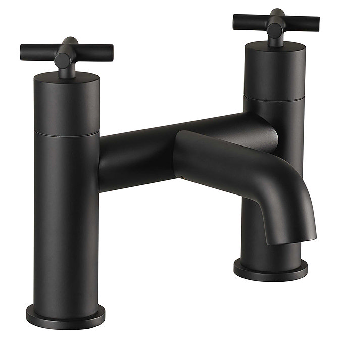 JTP Solex Matt Black Bath Filler Large Image