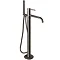 JTP Vos Brushed Black Freestanding Bath Shower Mixer Large Image