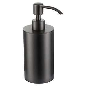 JTP VOS Brushed Black Freestanding Soap Dispenser Large Image