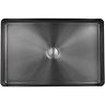JTP Vos Brushed Black Rectangular Stainless Steel Counter Top Basin + Waste Profile Large Image