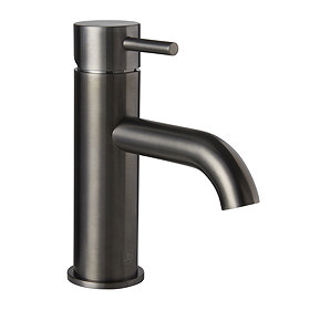 JTP Vos Brushed Black Single Lever Basin Mixer Large Image