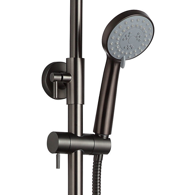 JTP Vos Brushed Black Thermostatic Shower - 2752819BBL  Feature Large Image