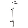JTP Vos Brushed Black Thermostatic Shower - 2752819BBL Large Image