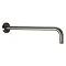 JTP Vos Brushed Black Wall Mounted Shower Arm Large Image