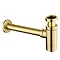 JTP Vos Brushed Brass Basin Bottle Trap Large Image