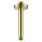 JTP Vos Brushed Brass Ceiling Mounted Shower Arm Large Image