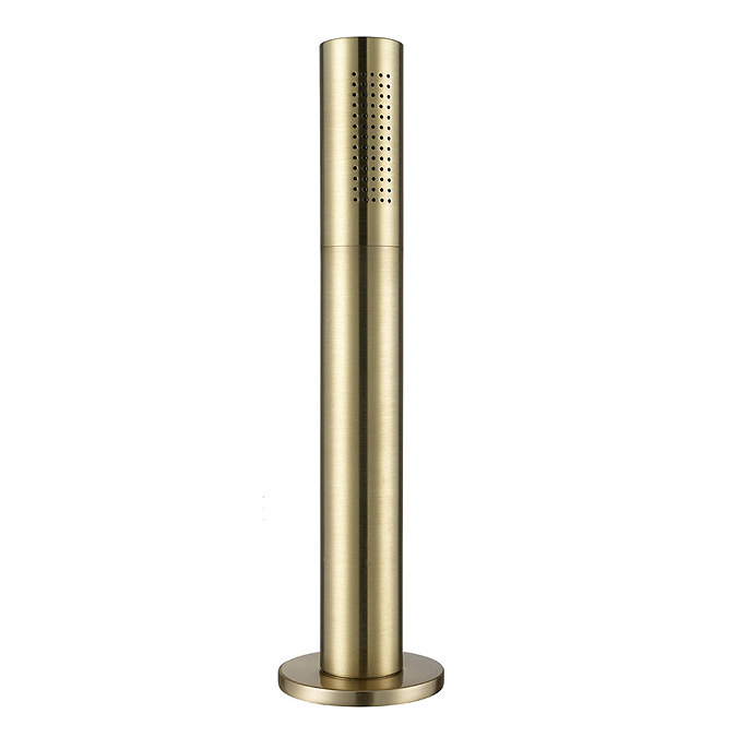 JTP Vos Brushed Brass Pullout Handset with Waste Drain Large Image
