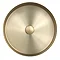 JTP Vos Brushed Brass Round Stainless Steel Counter Top Basin + Waste  Feature Large Image