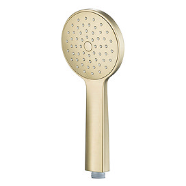 JTP Vos Brushed Brass Shower Handset Large Image