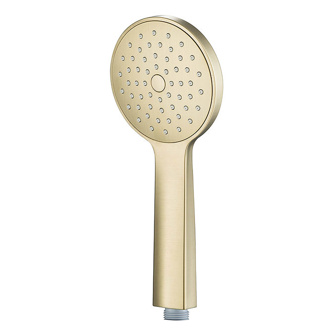 JTP Vos Brushed Brass Shower Handset Large Image