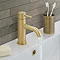 JTP Vos Brushed Brass Single Lever Basin Mixer  Standard Large Image