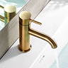 JTP Vos Brushed Brass Single Lever Basin Mixer  Feature Large Image
