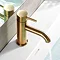 JTP Vos Brushed Brass Single Lever Basin Mixer  Feature Large Image