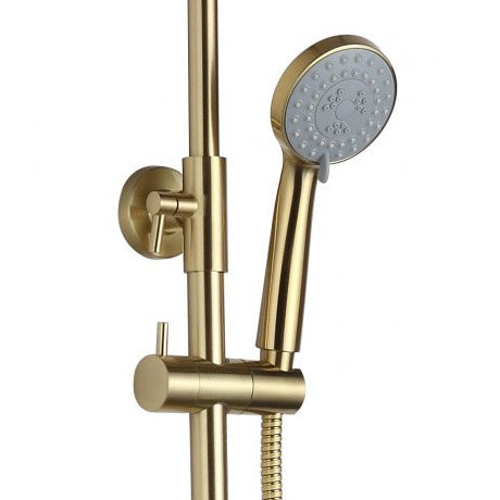 JTP Vos Brushed Brass Thermostatic Shower - 2352819BBR  Feature Large Image
