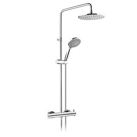 JTP Vos Florence Chrome Thermostatic Shower - 52819CH Large Image