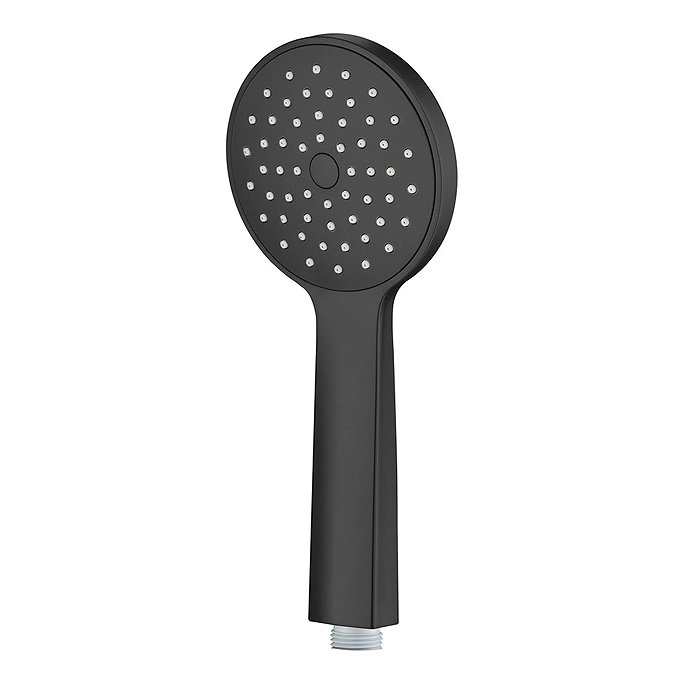 JTP Vos Matt Black Shower Handset Large Image