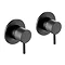 JTP Vos Matt Black Side Valves (Pair) Large Image