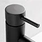 JTP Vos Matt Black Single Lever Basin Mixer with Designer Handle  Profile Large Image