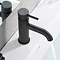 JTP Vos Matt Black Single Lever Basin Mixer  Profile Large Image