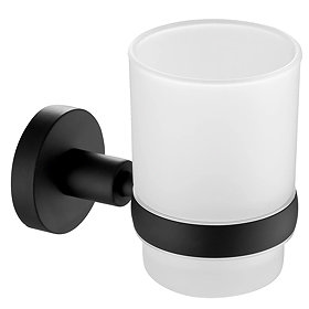 JTP Vos Matt Black Tumbler & Holder Large Image