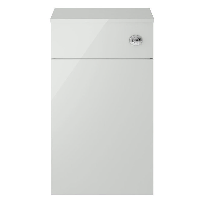 Milan Juno 500 x 253mm Grey Mist WC Unit with Cistern (Excludes Pan)