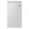 Milan Juno 500 x 253mm Grey Mist WC Unit with Cistern (Excludes Pan)