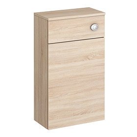 Milan Juno 500 x 253mm Natural Oak WC Unit with Cistern (Excludes Pan)