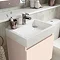 Juno 500 x 360mm Blush Pink Wall Hung Vanity Unit  Standard Large Image