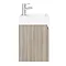 Milan Juno 500 x 360mm Driftwood Wall Hung Vanity Unit additional Large Image