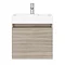 Milan Juno 500 x 360mm Driftwood Wall Hung Vanity Unit Newest Large Image