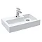 Juno 500 x 360mm Stone Grey Wall Hung Vanity Unit In Bathroom Large Image