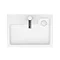 Milan Juno 500 x 360mm Stone Grey Wall Hung Vanity Unit In Bathroom Large Image