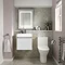 Milan Juno 500 x 360mm Grey Mist Wall Hung Vanity Unit additional Large Image