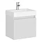 Juno 500 x 360mm Grey Mist Wall Hung Vanity Unit Large Image