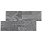 Juno Black Stone Split Face Tiles 180 x 350mm  Standard Large Image