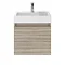 Juno Driftwood Cloakroom Suite Profile Large Image