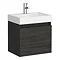 Milan Juno Hacienda Black Cloakroom Suite  In Bathroom Large Image