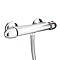 Juno Round Thermostatic Bar Valve - Chrome Large Image