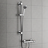 Juno Bar Shower Package with Valve + Slider Rail Kit Chrome