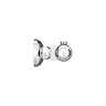 Juno Round Top Outlet Thermostatic Bar Shower Valve  Standard Large Image