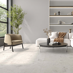 Jura White Stone Effect Wall and Floor Tiles - 600 x 1200mm