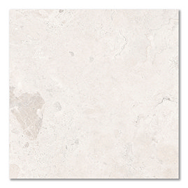 Jura White Stone Effect Wall and Floor Tiles - 600 x 600mm