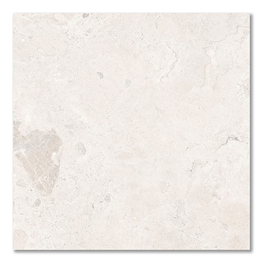 Jura White Stone Effect Wall and Floor Tiles - 600 x 600mm