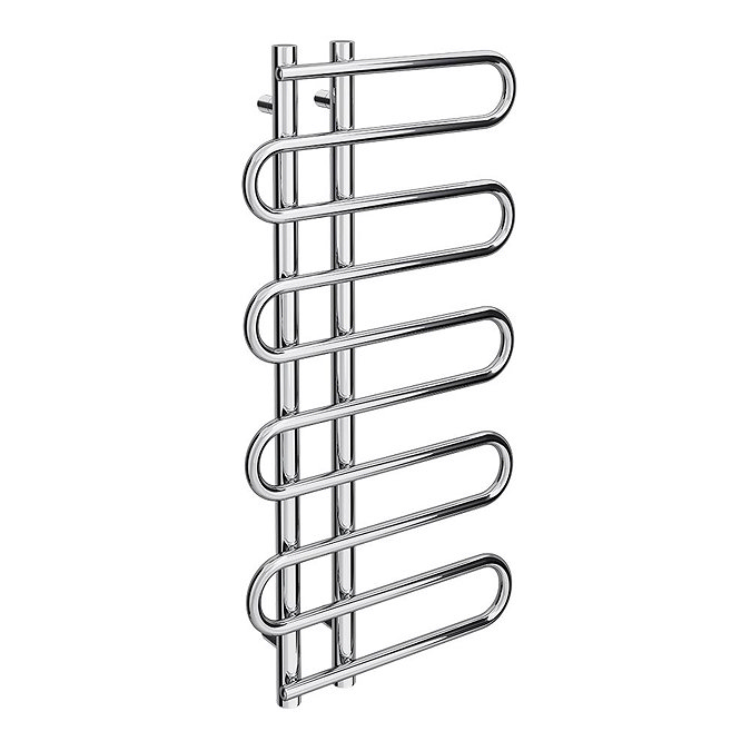 Kai Designer Heated Towel Rail 1000mm x 500mm Chrome Large Image