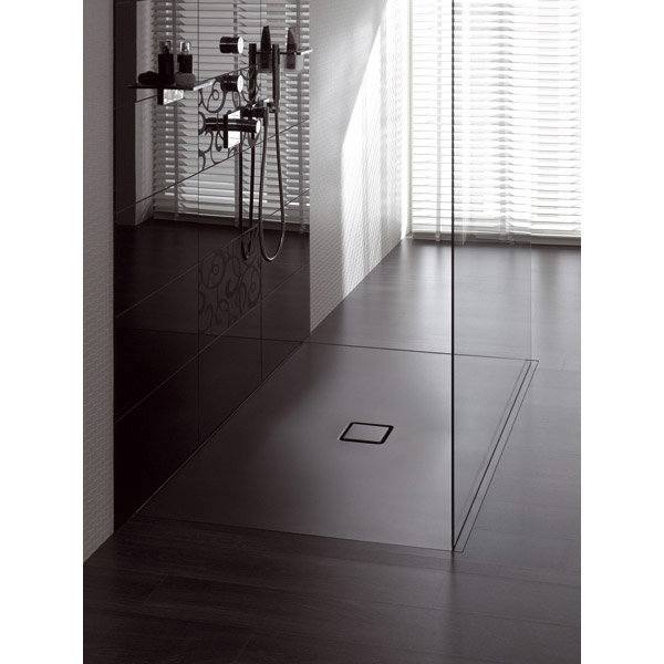 Kaldewei - Avantgarde Conoflat Steel Shower Tray and Waste - Maple Brown Matt - Various Sizes Featur