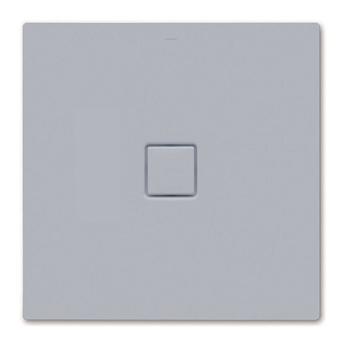 Kaldewei - Avantgarde Conoflat Steel Shower Tray and Waste - Oyster Grey Matt - Various Sizes Large 