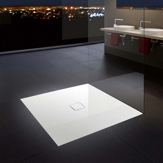 Kaldewei - Avantgarde Conoflat Steel Shower Tray with Waste - Alpine White - Various Sizes Standard