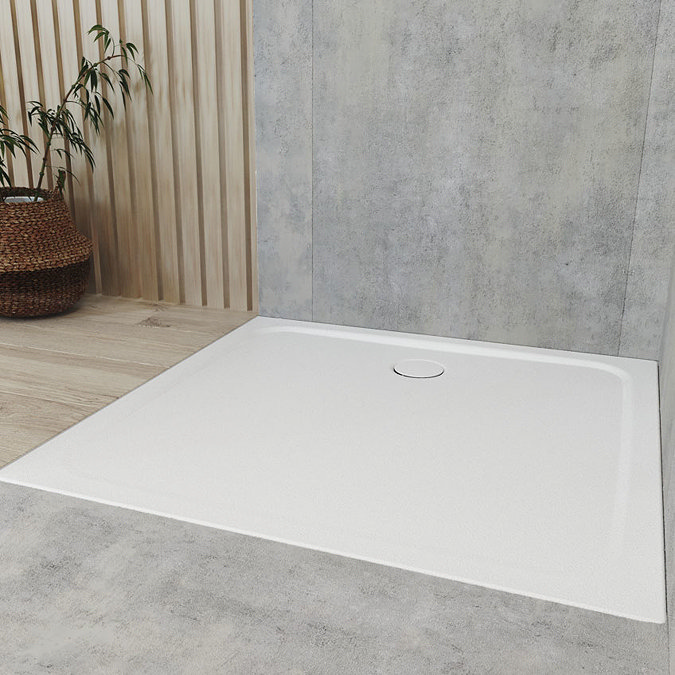 Kaldewei Cayonoplan Rectangular White Steel Shower Tray  Profile Large Image