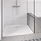 Kaldewei Cayonoplan Rectangular White Steel Shower Tray  additional Large Image