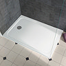 Kaldewei Cayonoplan Secure Plus Anti-Slip Rectangular White Steel Shower Tray